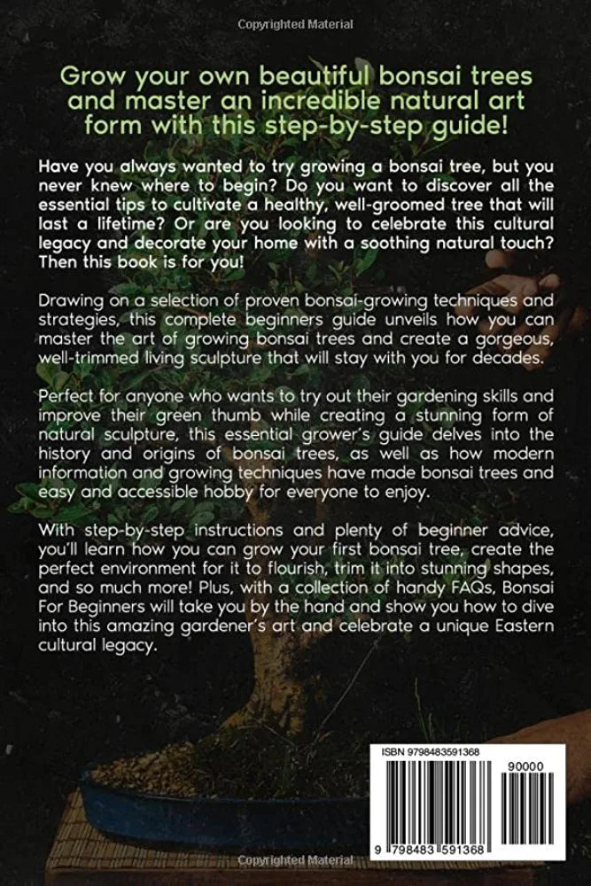 Bonsai for Beginners - Paperback Book - Ken Nakamura