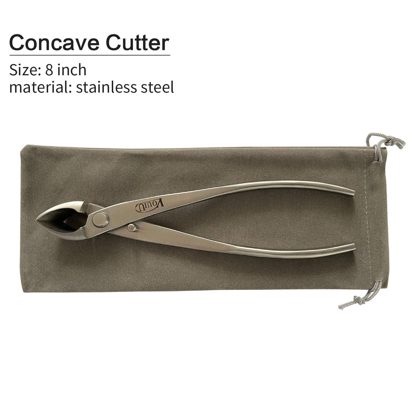 Bonsai Concave Cutter - Quality Stainless Steel - Chinese Made