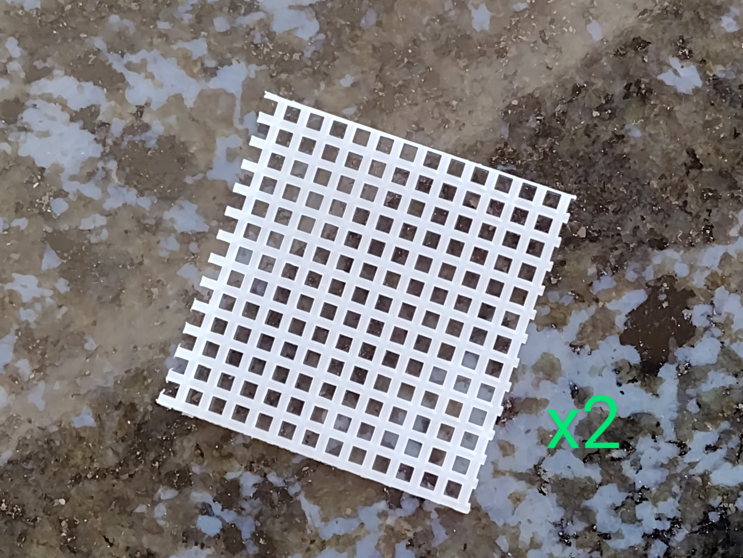 2" x 2" Drain Hole Screen Mesh - 2 count